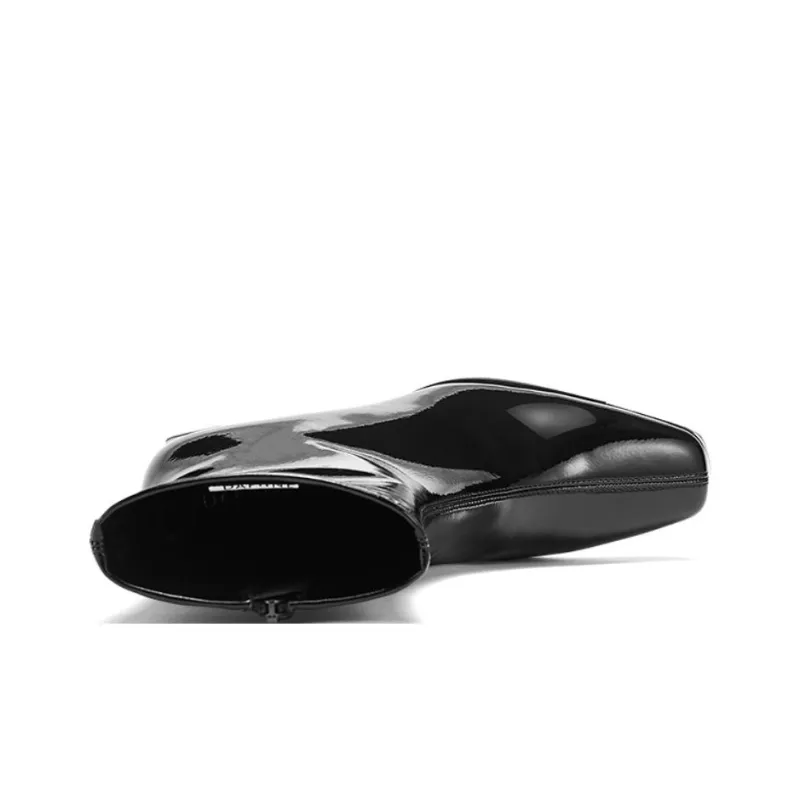 DAPHNE Ankle Boots Women's White/Black-6