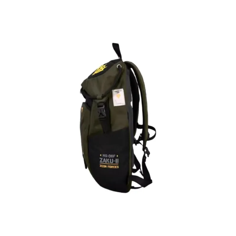 FX CREATIONS Mobile Suit Gundam Nylon Backpack Men's Army Green & Black-2