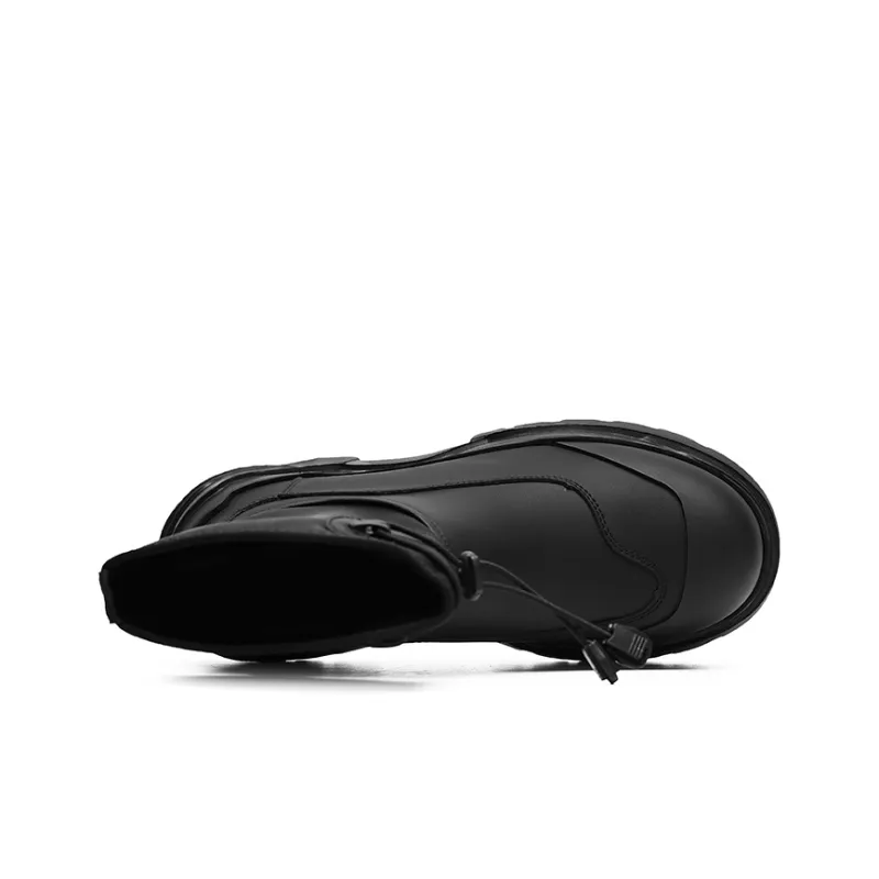YEDANI Ankle Boots Men Black-5