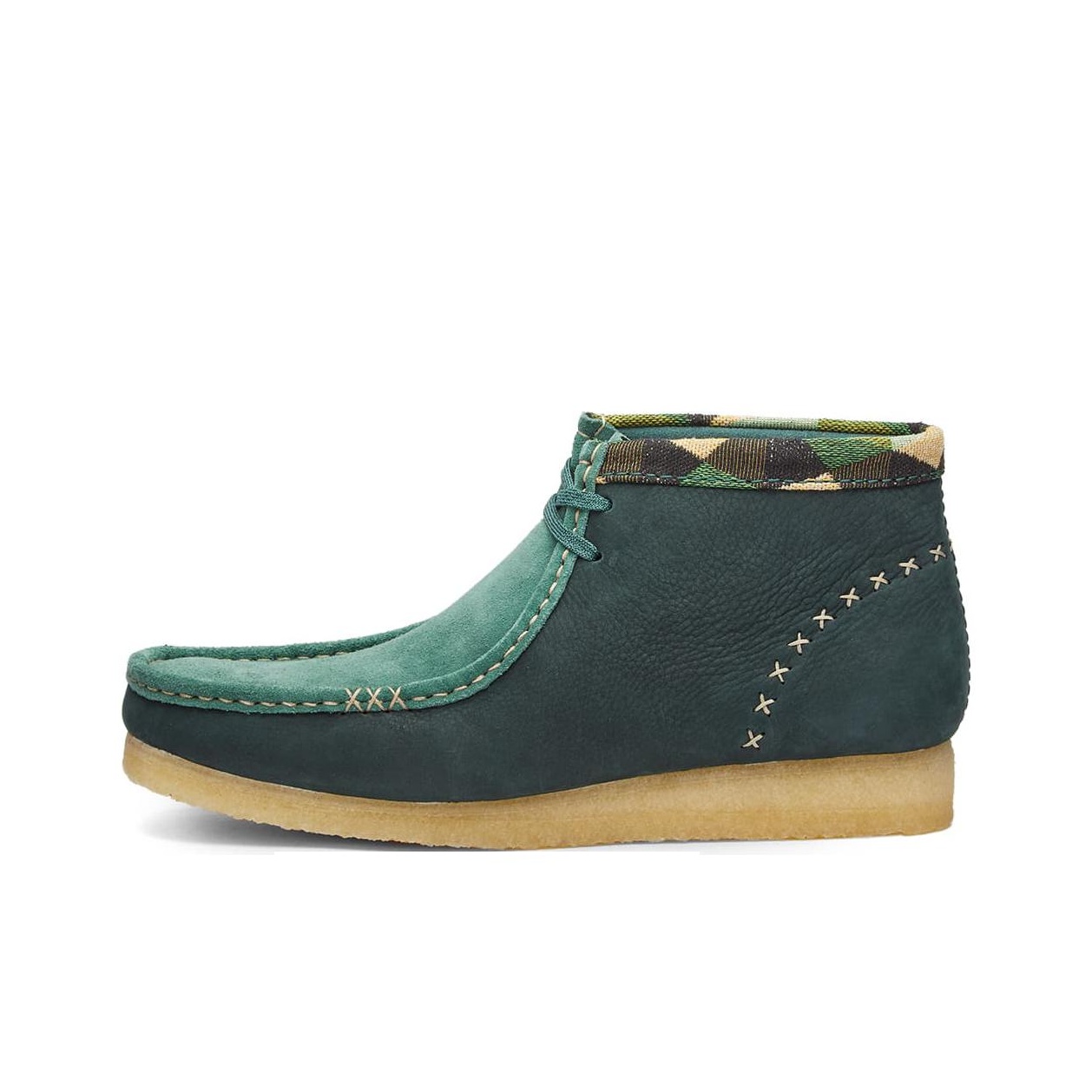 bedcdvshop trends clarks wallabee green suede - POIZON