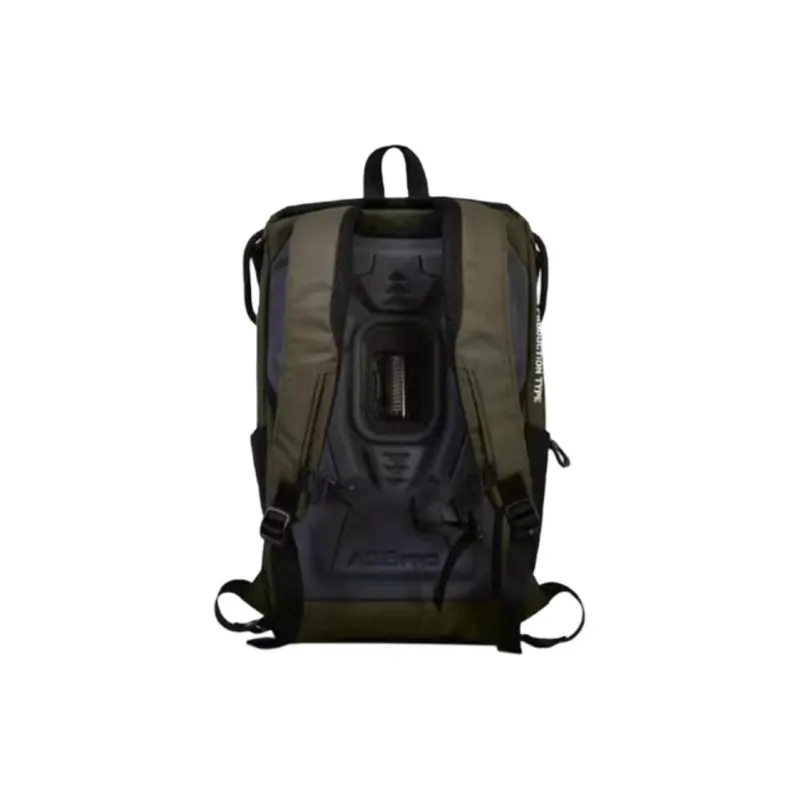 FX CREATIONS Mobile Suit Gundam Nylon Backpack Men's Army Green & Black-4