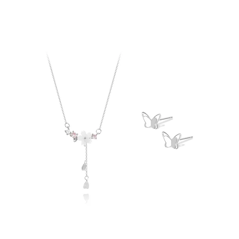 BLANK IN BLANK Zircon Necklaces Women's Bestie Girlfriend Couple Birthday Gift Girl-0