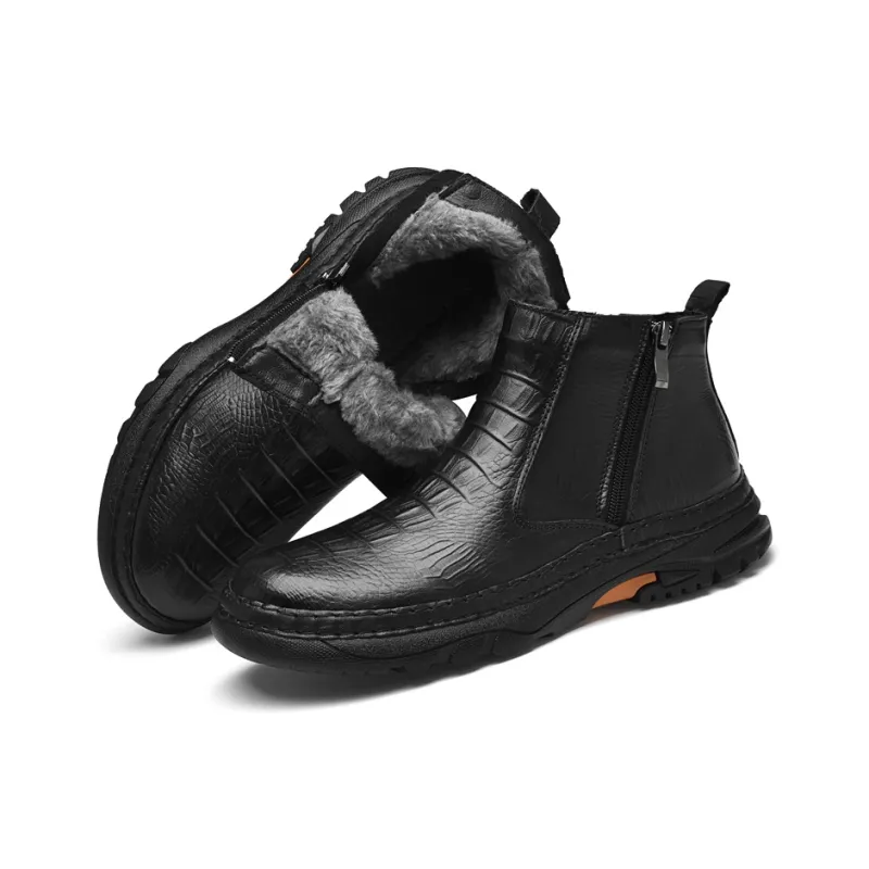 Bull Thunder Ankle Boots Men's Black-7