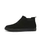 Black Single Layer Shoes (Zipper)