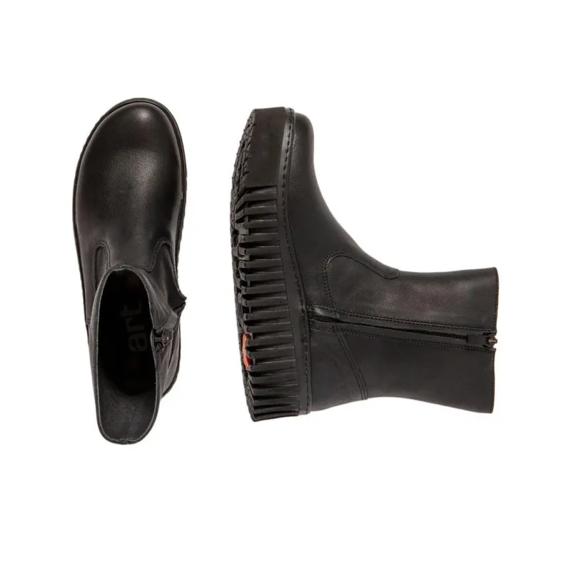 Art Ankle Boots 4cm Women's Black-2