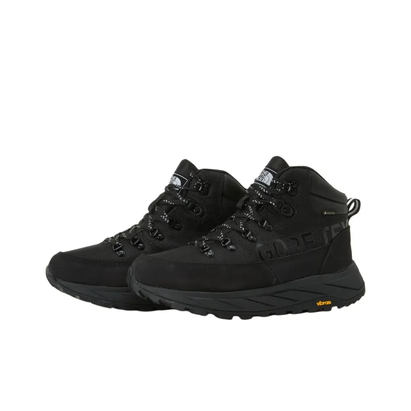 THE NORTH FACE Challenger Anti Slip Wear Resistant Waterproof And Breathable Mid Top Hiking Shoes Men's Black-3