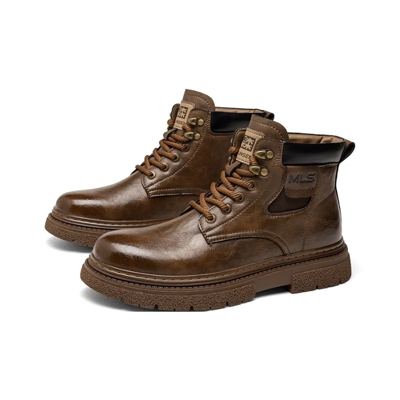 Mulinsen Martin Boots Men Black/Brown-6