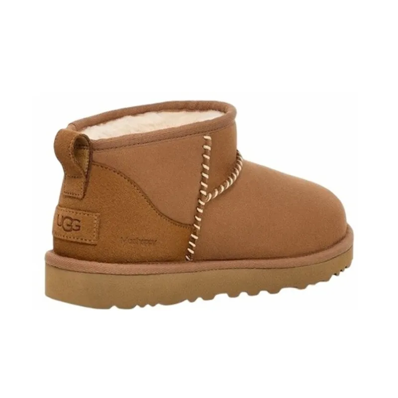 UGG X Madhappy Classic Ultra Mini 'Chestnut' Women's-2