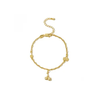 ALFIR 925 Sterling Silver Gold Plated Bracelets Unisex