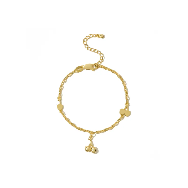 ALFIR 925 Sterling Silver Gold Plated Bracelets Unisex-0