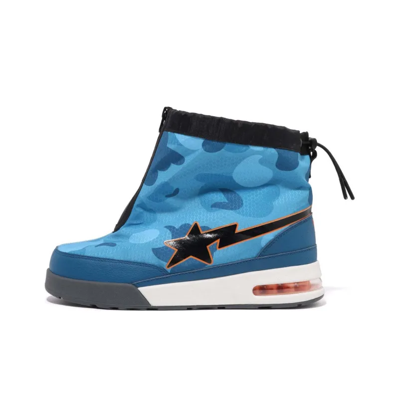 A BATHING APE Bape ZIP ROAD STA Ankle Boots Women's-5