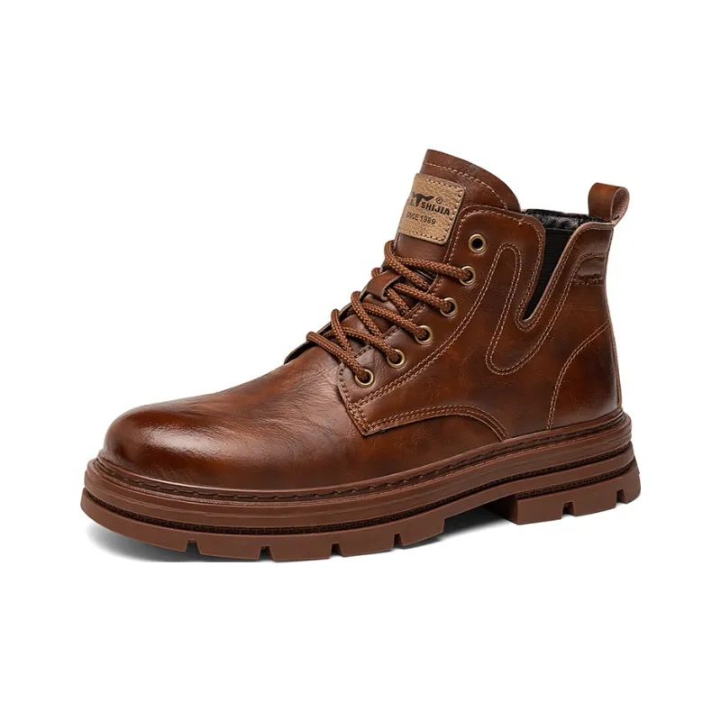 G.N.SHIJIA Ankle Boots 5cm Men's-7
