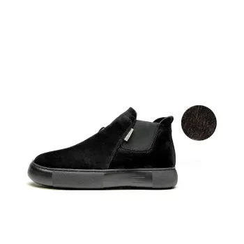 LEAVELAND Short Chelsea Boots Men's Black