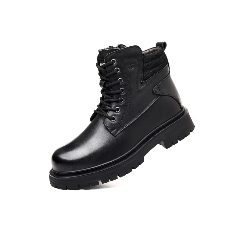 MODENGPAN Short Martin Boot 3cm Men's Black-4