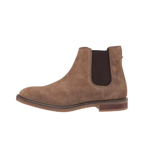 Clarks Short Chelsea Boots Men's Brown