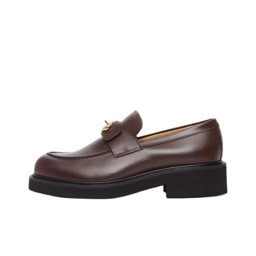 Valentino VLOGO LOCKER Loafers 4cm Women's Brown