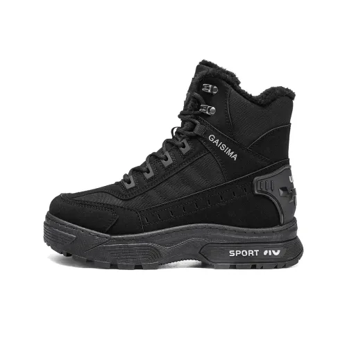GAISIMA Warm Crew Snow Boots Men's