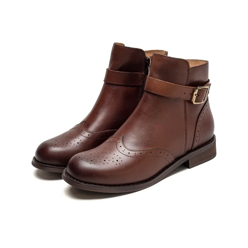 Jay Ankle Boots Women's Brown/Black-2