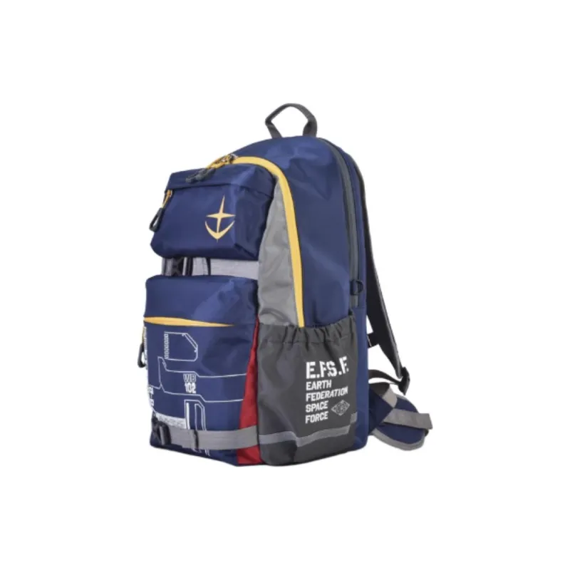 FX CREATIONS Mobile Suit Collaboration Nylon Student Bag Blue-1