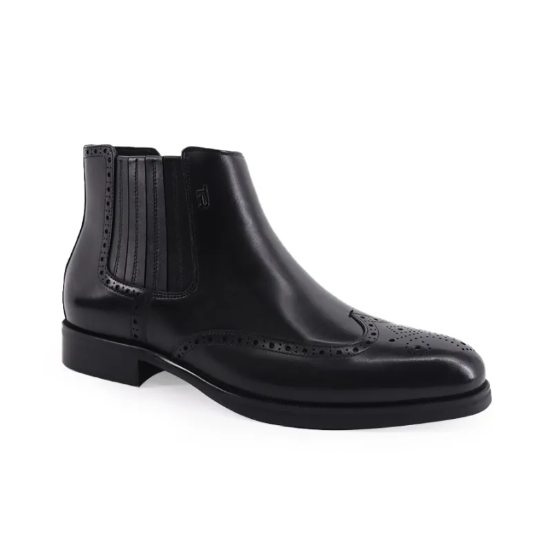 TRANOI Crew Chelsea Boots Men's Black-1