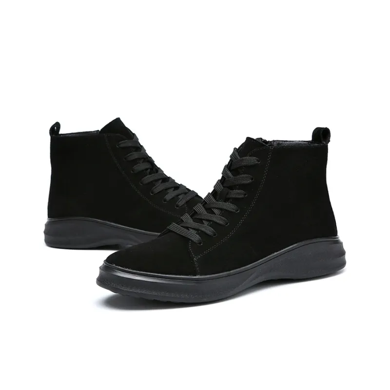 YEDANI Ankle Boots Men Black-2