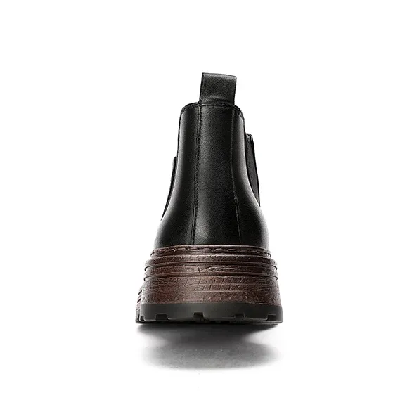 CROWN Chelsea Boots Men Dark Brown-3