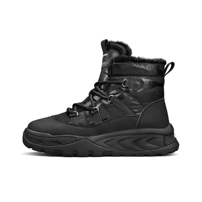 MEXICAN Warm And Wear Resistant Coverage Short Snow Boots Men's-3