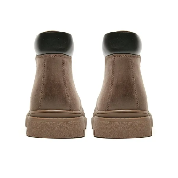 VICKI BROWN Jeans Abrasion Resistant Slip Resistant Ankle Length Outdoor Boots Men's Khaki-3