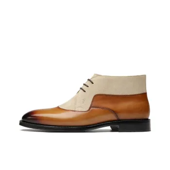 Roberta Di Camerino Ankle Boots Men Yellow Brown
