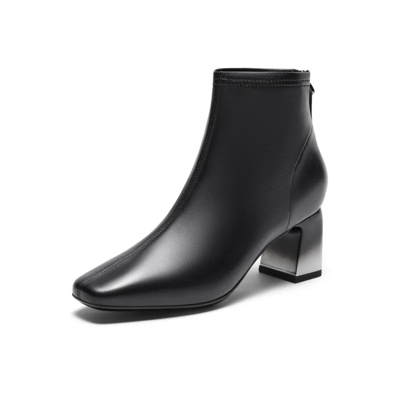 Joypeace The Winter Night Gradually Warms Ankle Boots 6cm Women's-1