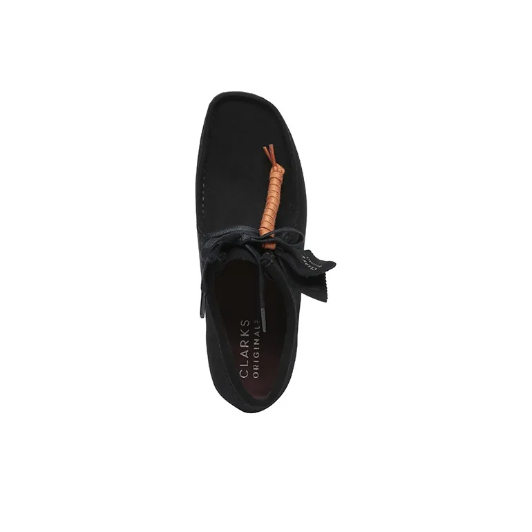 Clarks Originals Wallabee Boot Black Suede-4