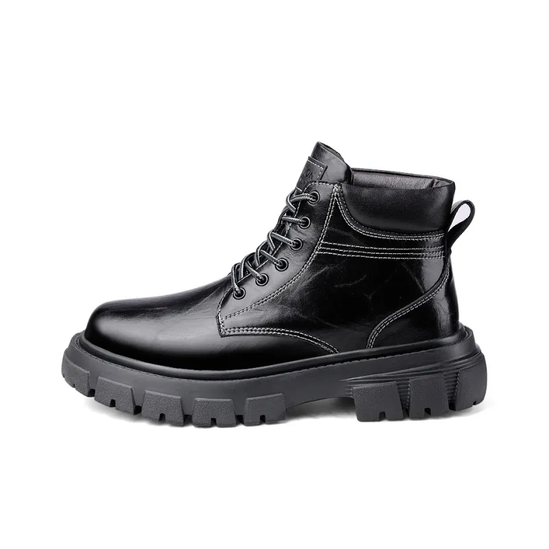 XIMO BULL Short Martin Boot 3cm Men's Black-4