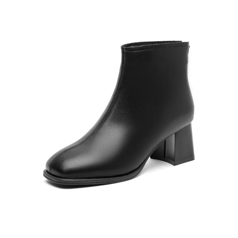 SOBB Ankle Boots Women's Black/White-1