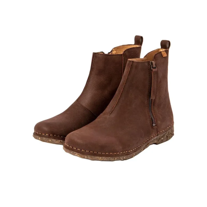 El Naturalista ANGKOR Ankle Boots 2cm Women's Dark Brown-1