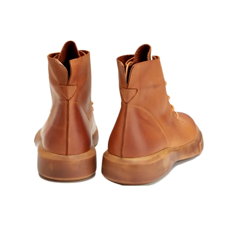 Brounvanm Ankle Boots Men Black/Gray/Brown-7