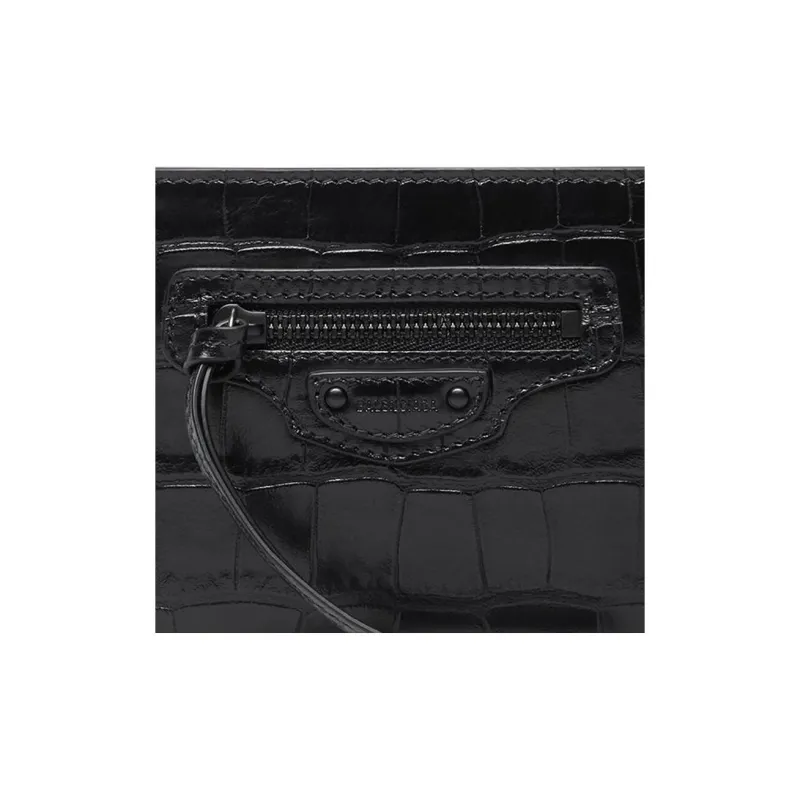 Balenciaga Neo Classic Calfskin Wallet Men's Black-4