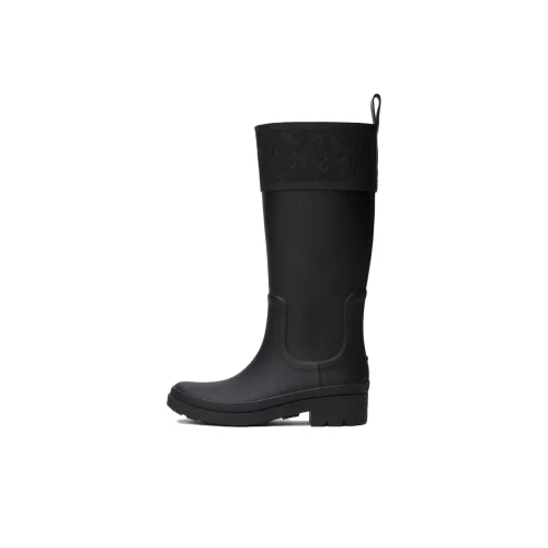 Tommy Hilfiger TH Monogram Rain Boots Women's Black