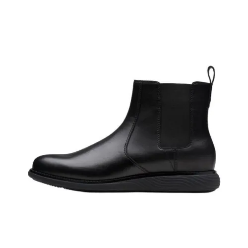 Clarks Short Chelsea Boots 2.5cm Men's Black
