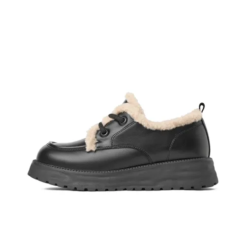 JOSINY Warm Wear Resistant Height Increasing Ankle Length Snow Boots Women's