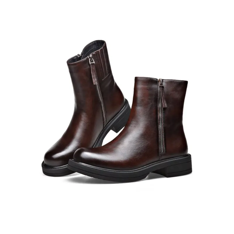 YEDANI Ankle Boots Men Black-7