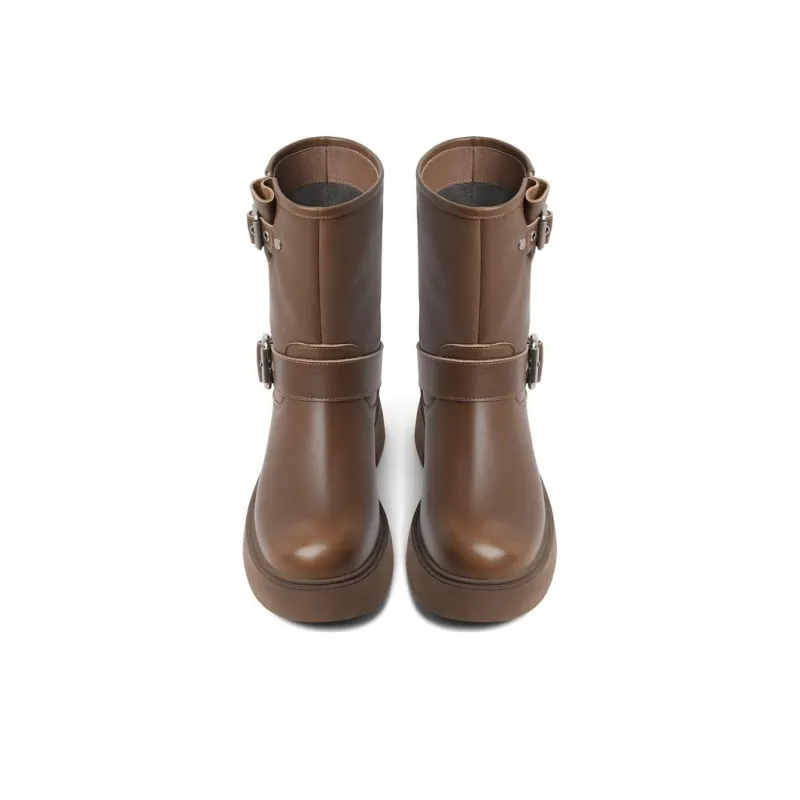 BELLE Ankle Boots Women's Black, Brown-2