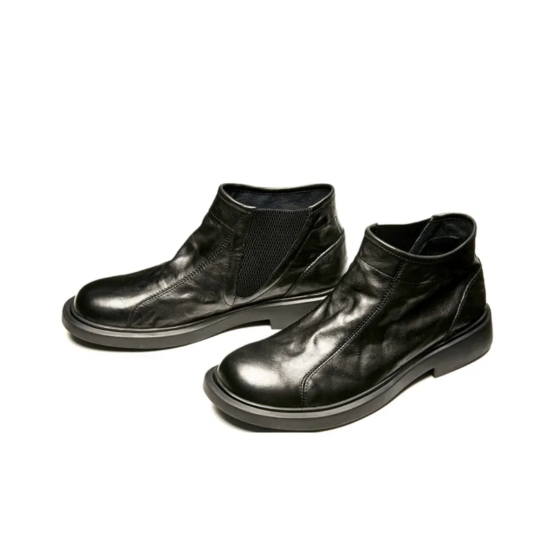 Brounvanm Martin Boot Ankle Boots 4CM Men's-4