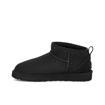 UGG Classic Ultra Mini Bling Fleece Lined 'Black' Women's