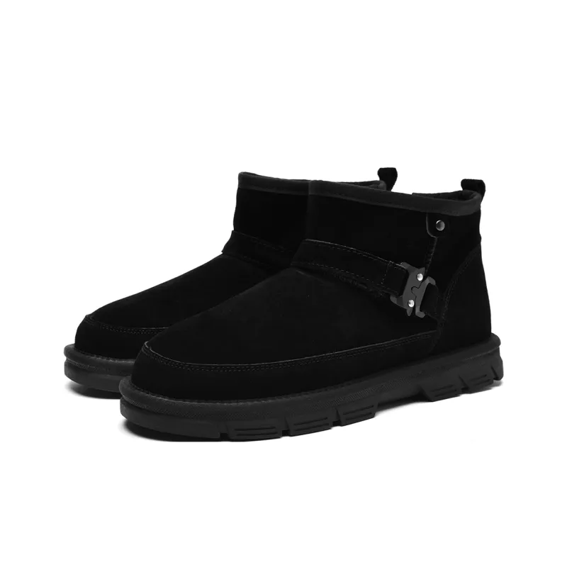 HLA Snow Boots Men Black/Sand-10