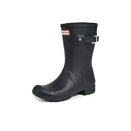 HUNTER Ankle Boots Women's Black