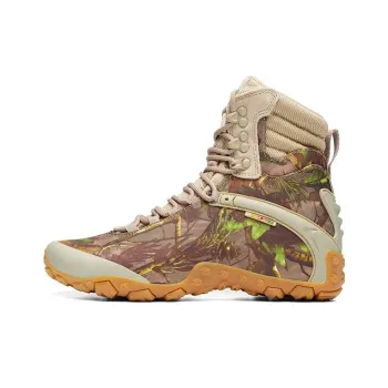 XIANGGUAN Crew Outdoor Boots Unisex Sand Camouflage