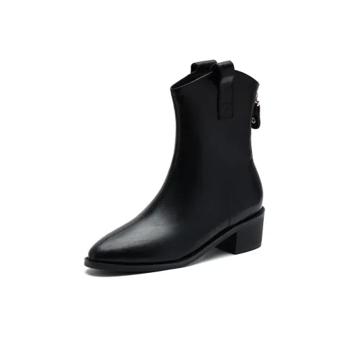 COVER Ankle Boots Women's Black/Beige