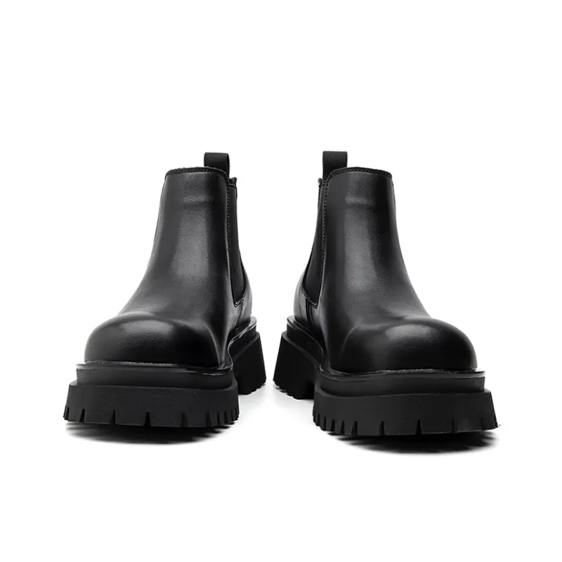 GZZ Chelsea Boots Men Black-3