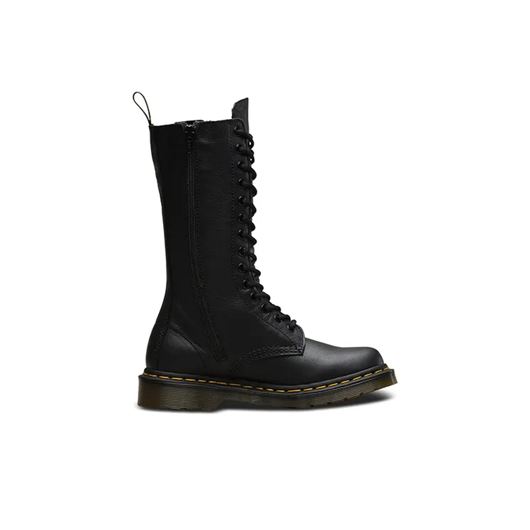 Dr.Martens 1B99 Leather Mid Calf Boot 'Black Virginia' Women's-1