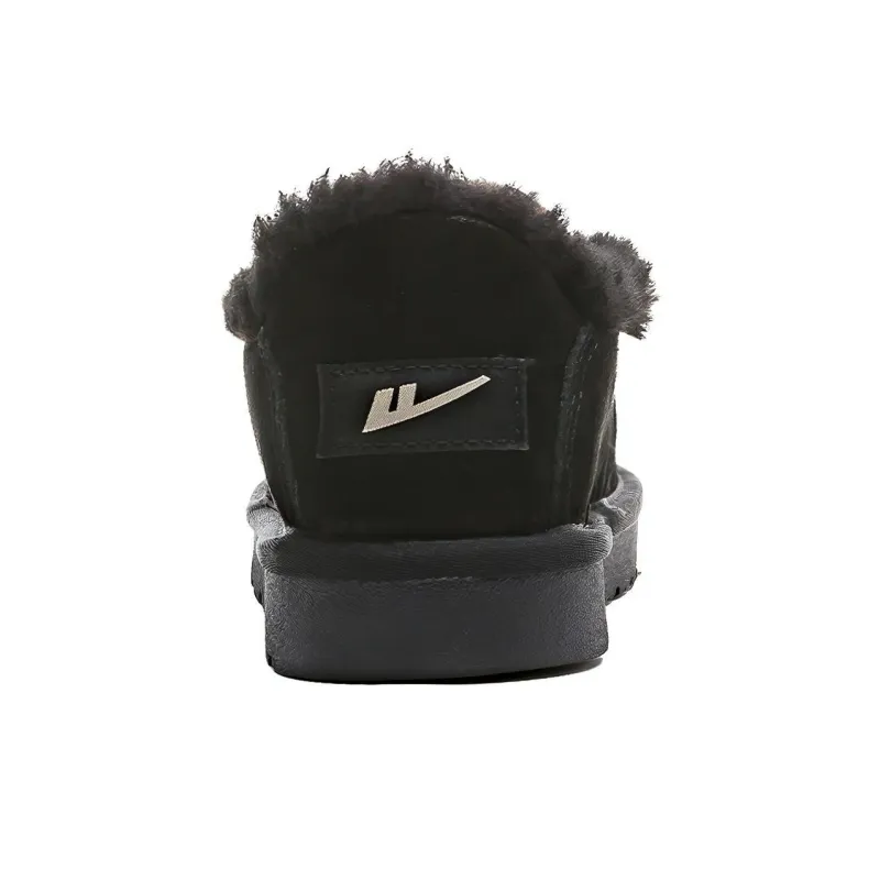 Warrior Wear Resistant Slip Resistant Ankle Length Snow Boots Unisex Black-3